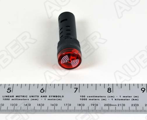 Flashing Buzzer, 110V . 16 mm - Click Image to Close